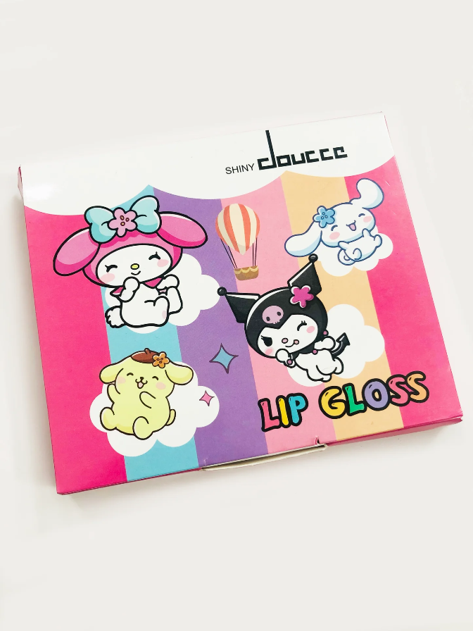 Sanrio Transparent Lipgloss Set (6 pcs)